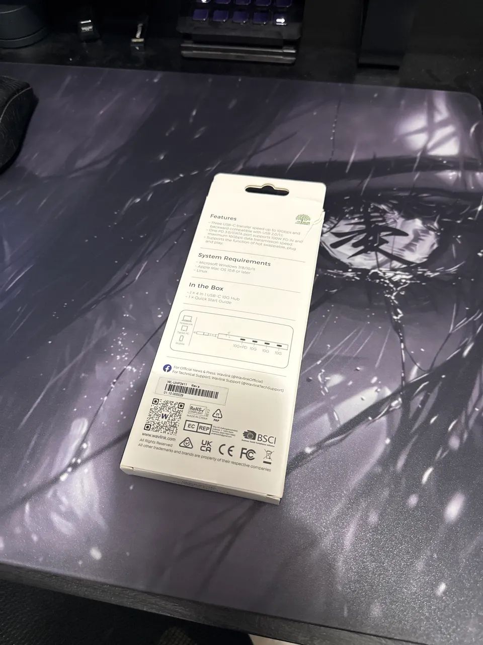 Hub USB-C Wavlink 4 em 1 10Gbps PD 100W com Carregamento 85W - Foto 2