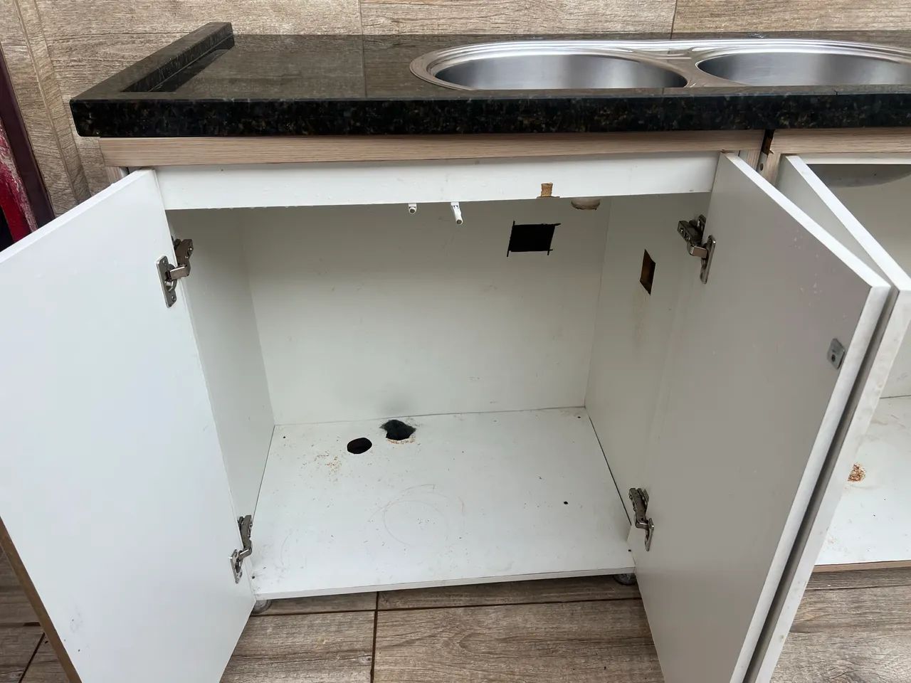 Pia de mármore e MDF  - Foto 5