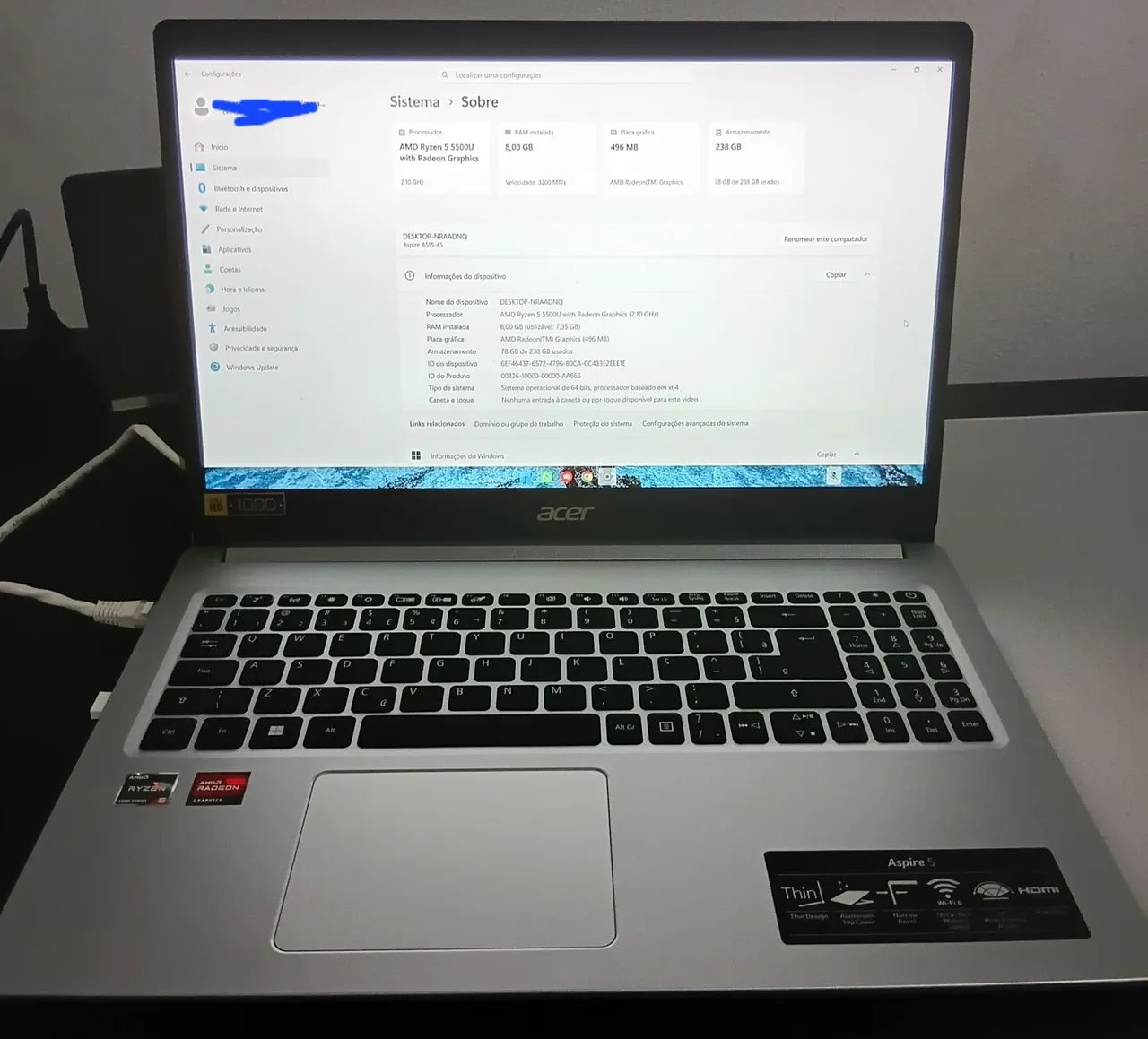 Notebook Acer Aspire 5 - Foto 2