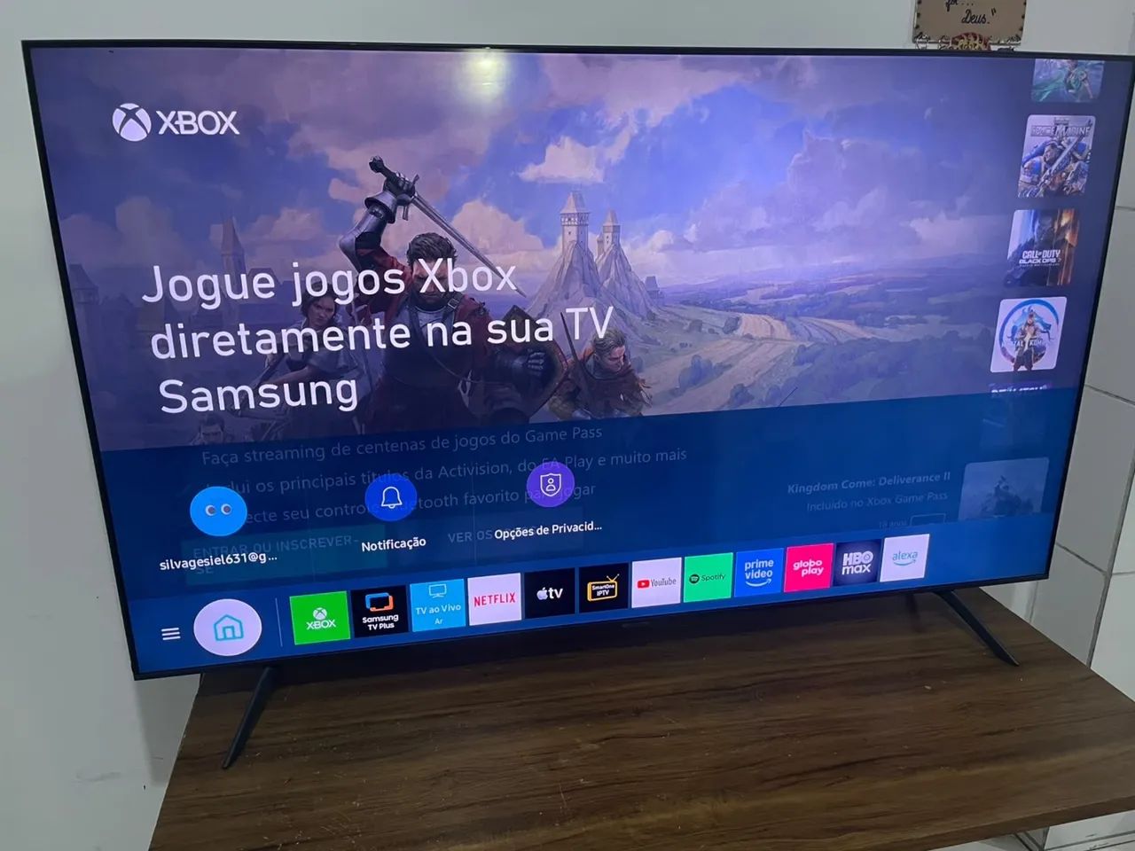 Tv Smart 4k 65 polegadas Samsungxbox integrado com garantia  - Foto 2