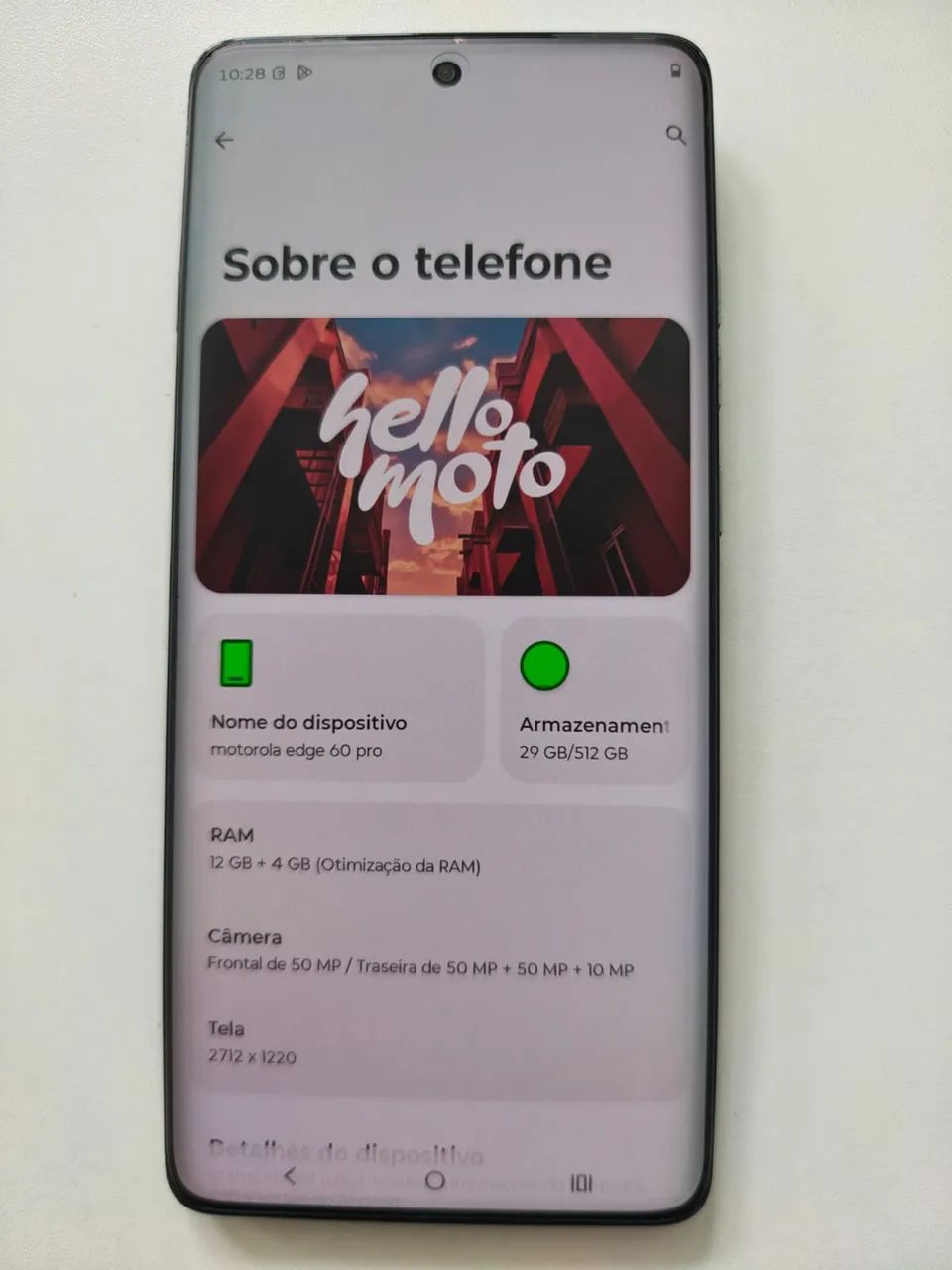 Motorola EDGE 60 Pro 5g 512GB ( cor cinza) - Foto 3
