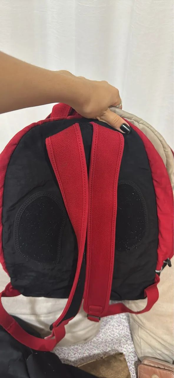 Mochila Kipling Vermelha  - Foto 4