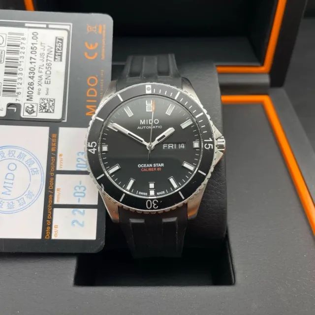 Relógio Mido Ocean Star Captain 42,5 mm - Ref. M026.430.17.051.00