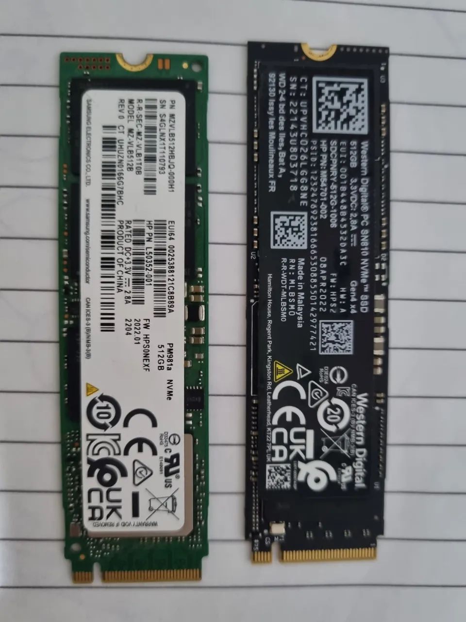 SSD m.2 ストレージ 128G 256G 512G 3点セット 動作未確認 SSD M.2