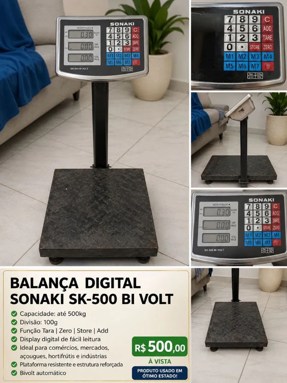 Balança 500Kg