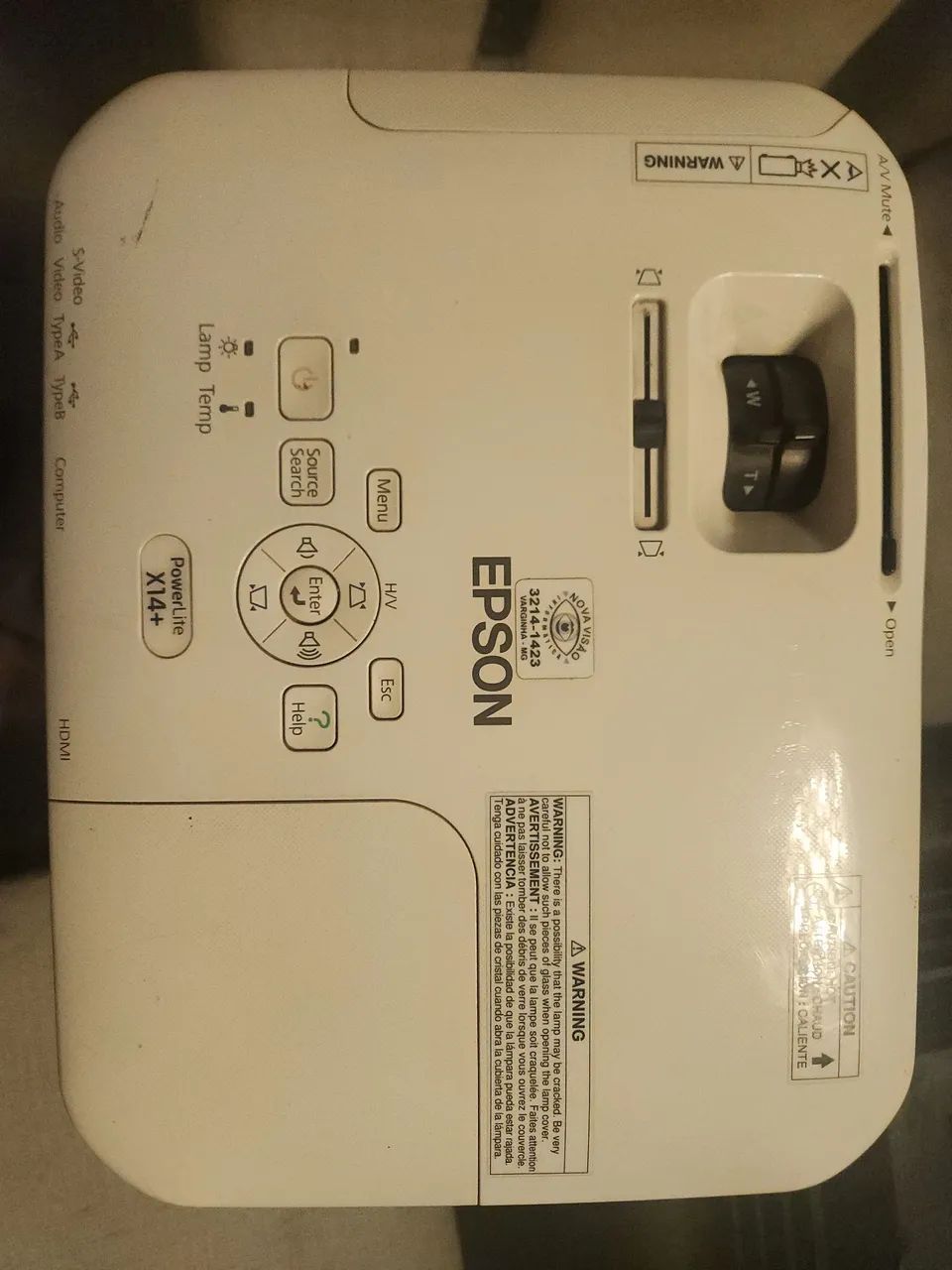 Projetor EPSON X14+  - Foto 2