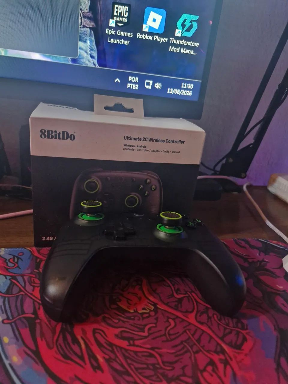 Controle PC e Android 8bitdo sem fio - Foto 3