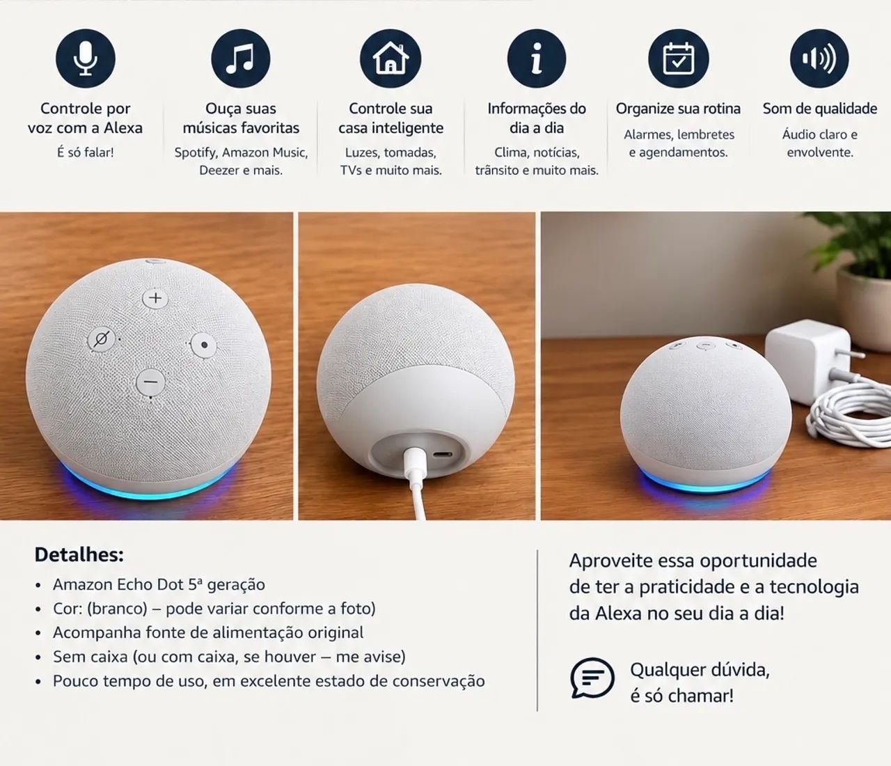 Alexa echodot  - Foto 2