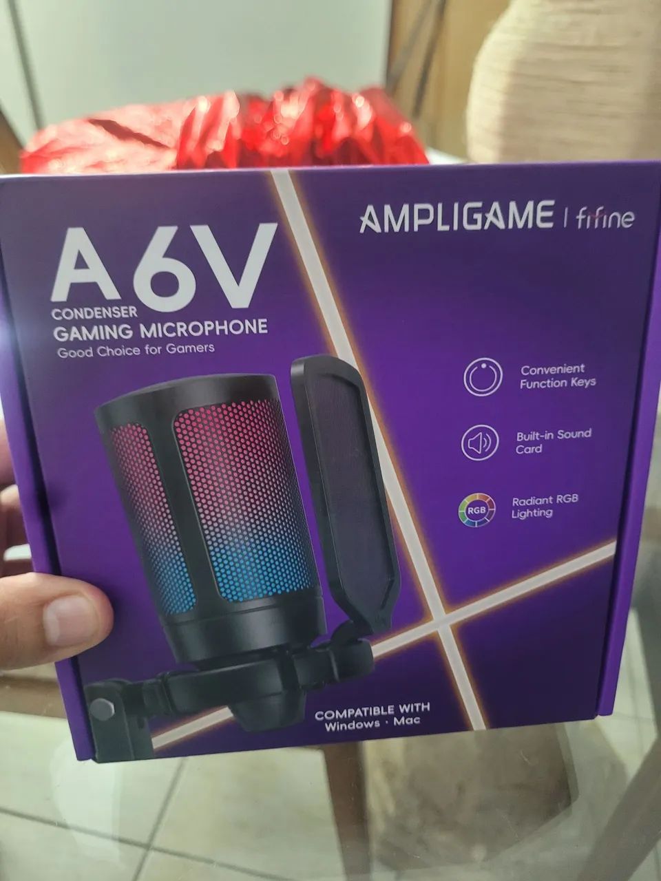 Microphone Gaming A6V (Condenser)