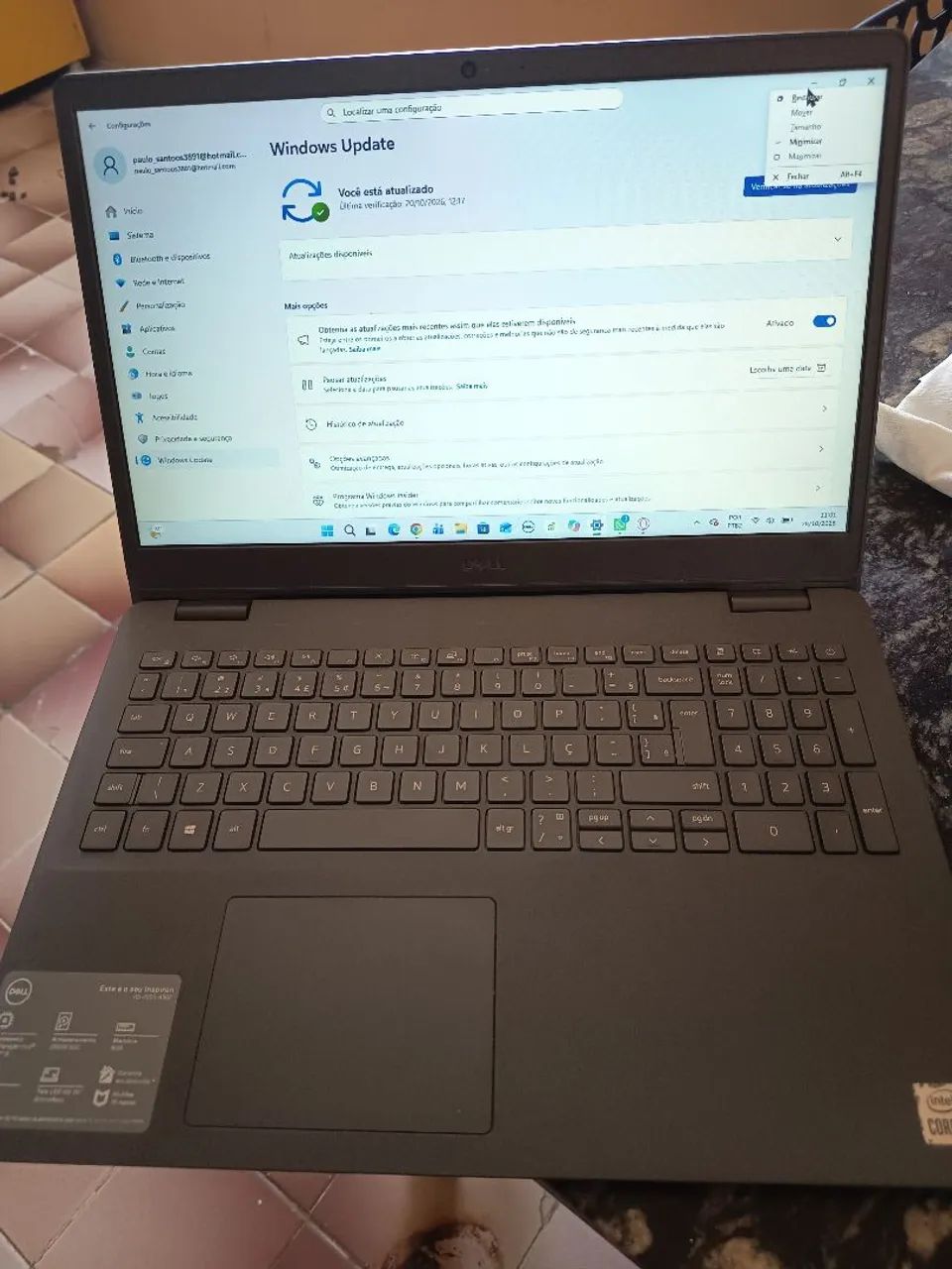 Notebook Dell  i15-i1000-A30P