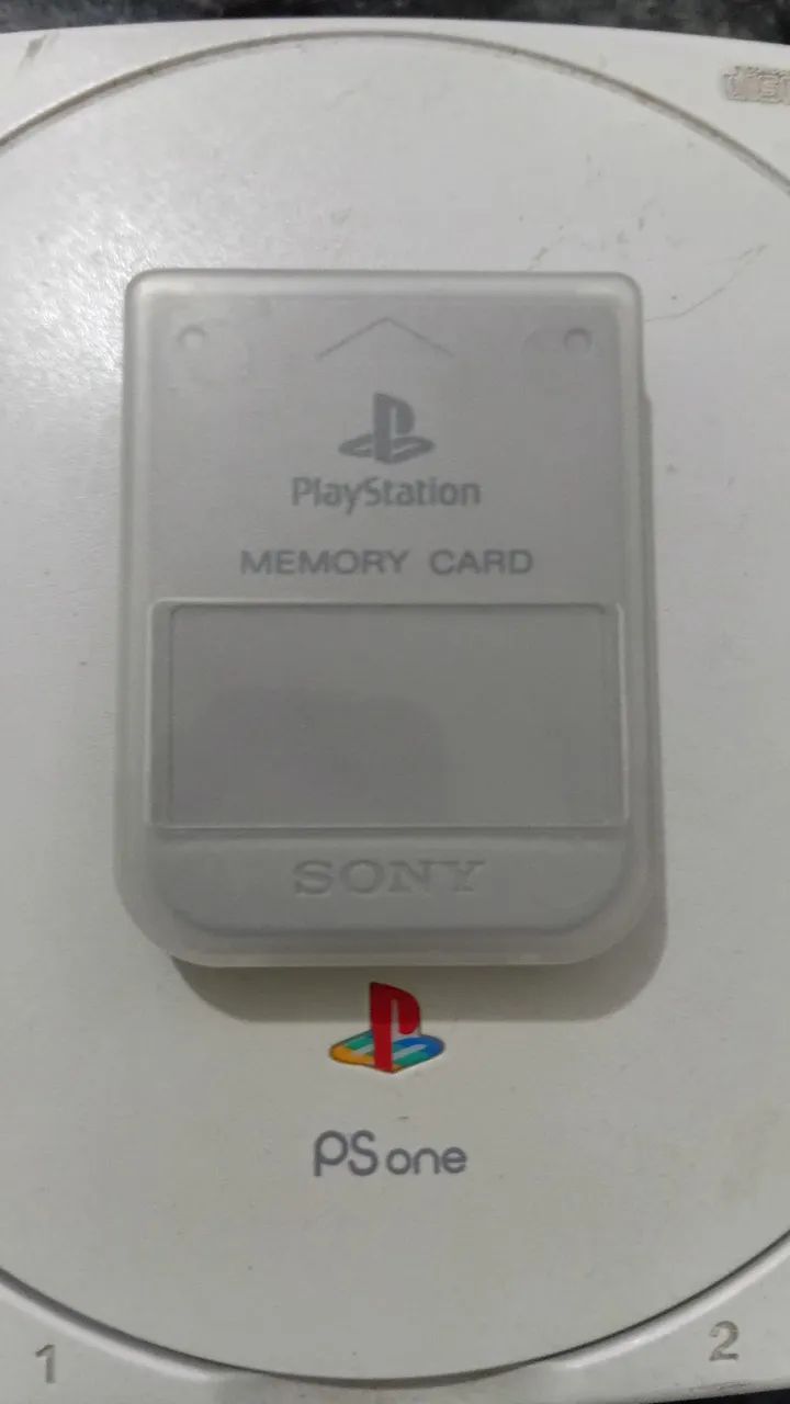 Memory Card Ps1 Original com Case/Capinha  - Foto 3