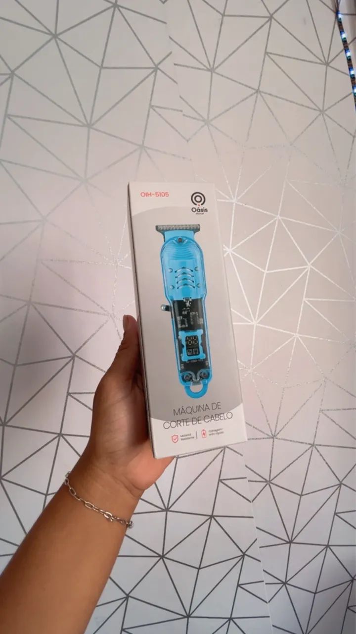 Máquina de cortar cabelo recarregavel- ENTREGA A DOMICÍLIO 