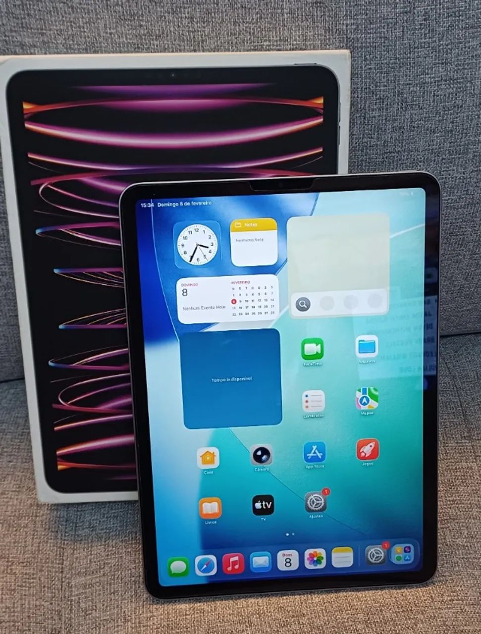 iPad Pro 11 M2 256gb Perfeito Troco - Foto 3