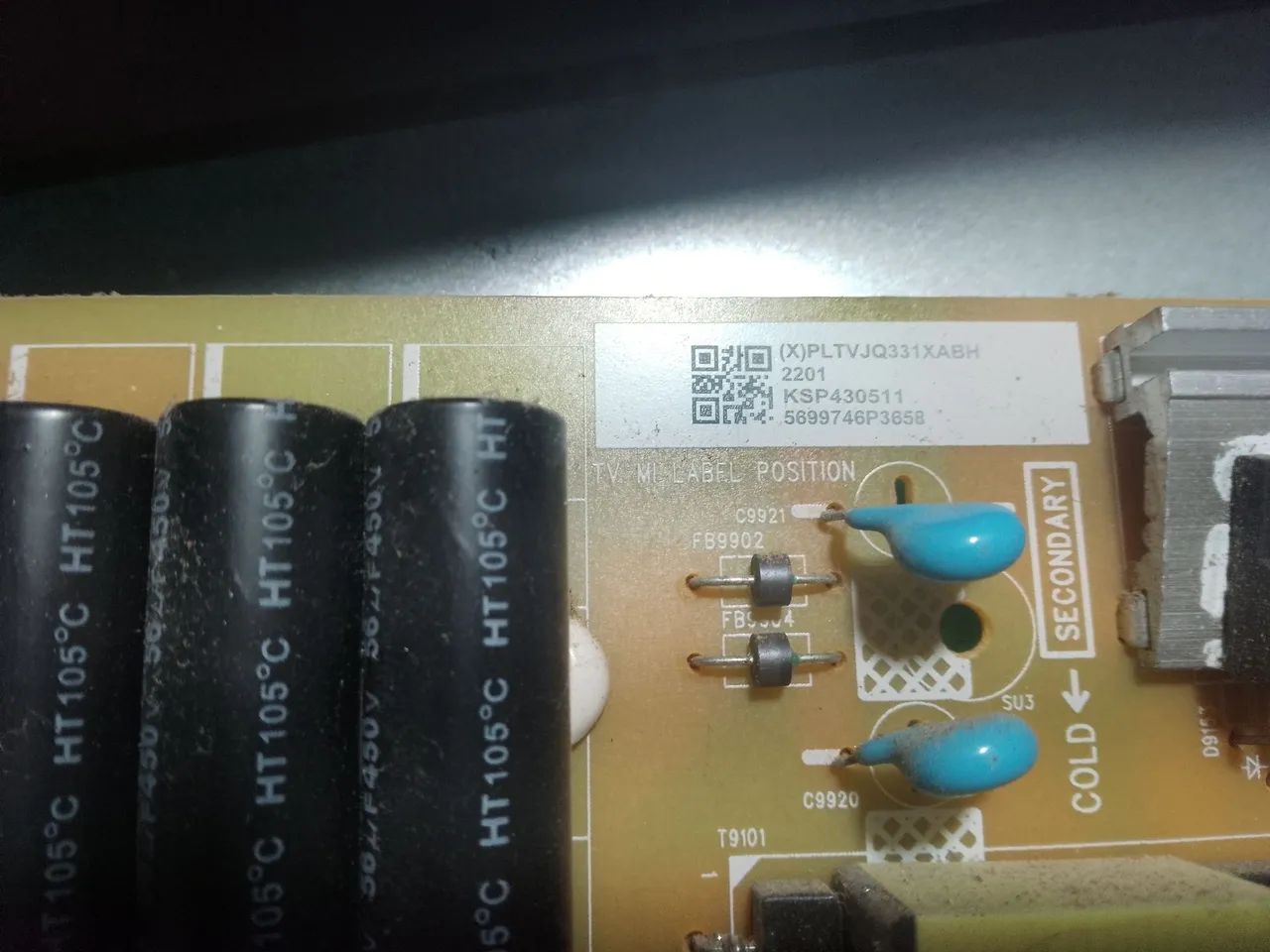 Placa fonte AOC 43S5195  - Foto 4