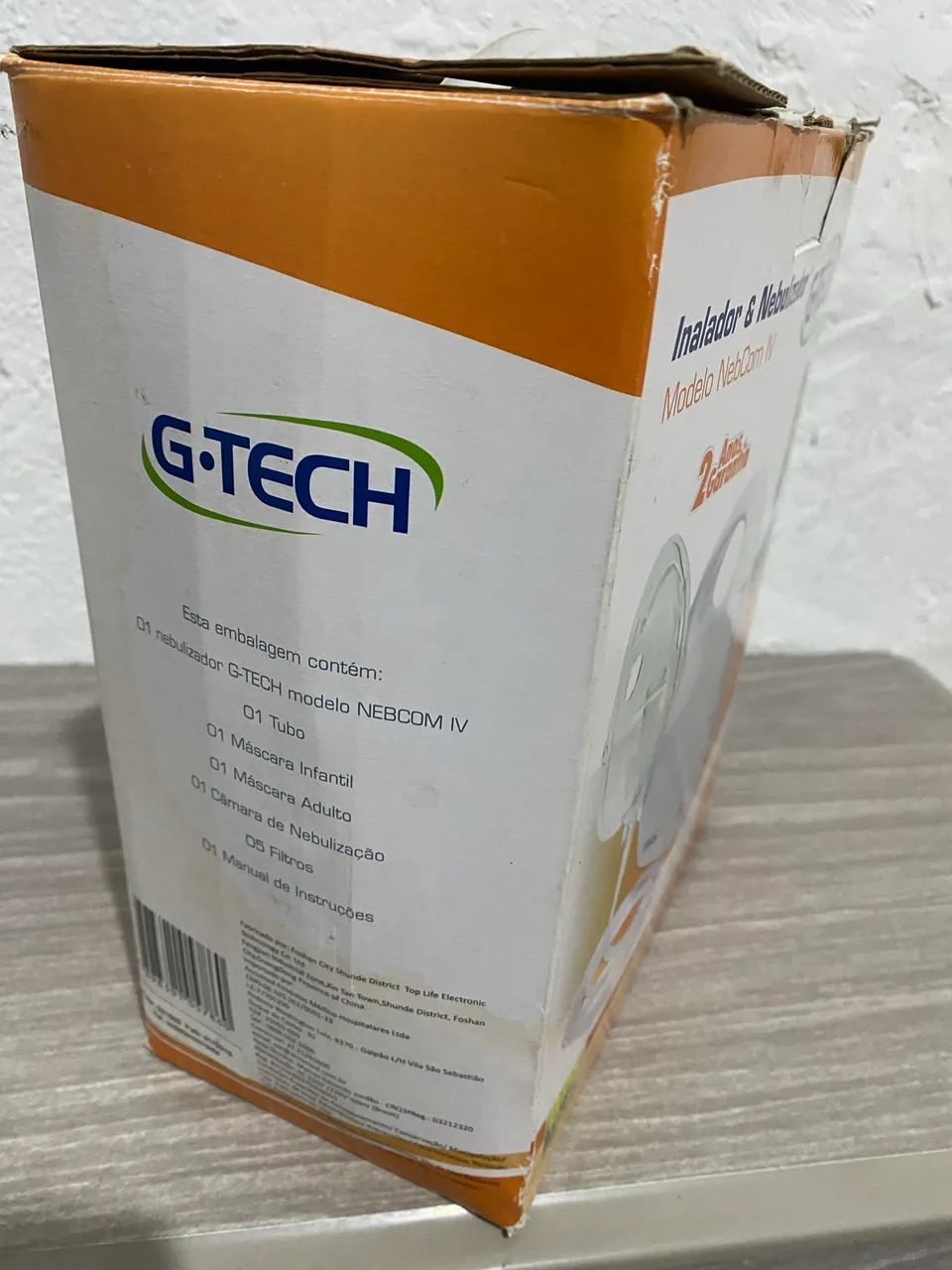 nebulizador de compressor G-Tech modelo NebCom IV - Foto 5