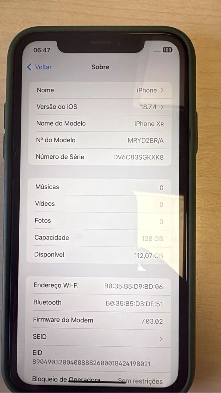 Vendo IPhone XR 128. - perfeito estado - branco  - Foto 4