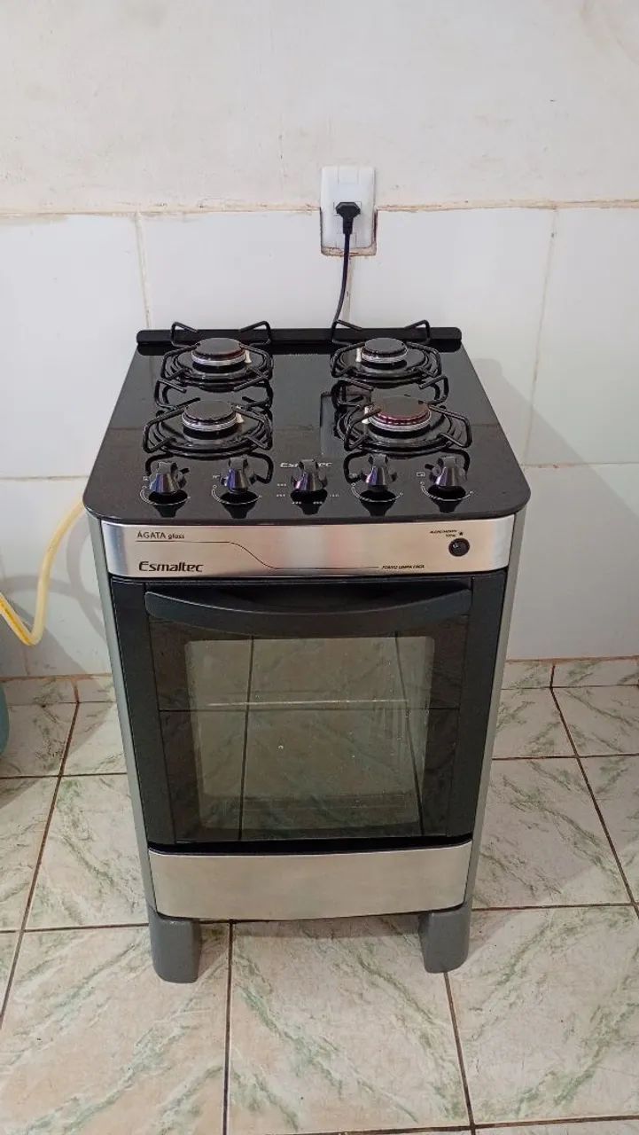 Fogão 4bocas esmaltec elétrico 