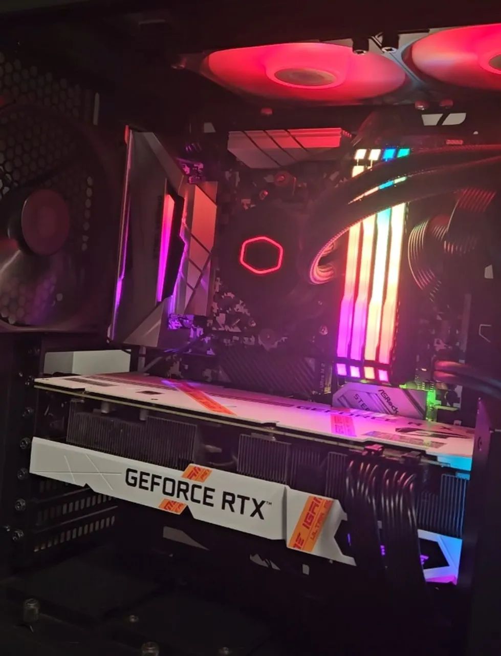 Placa-Mãe ASRock B450M Steel Legend AM4 - Funcionando Perfeitamente - Foto 4