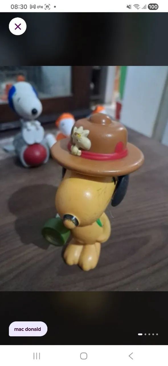 Lote Snoopy vintage Mac Donald 