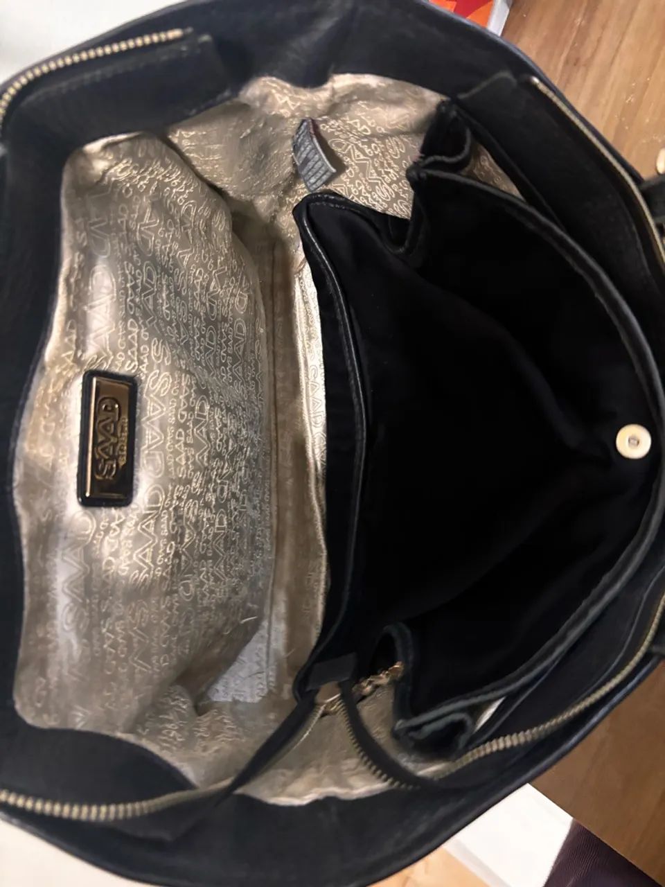 Bolsa SAAD Sport Original Preta Grande - Foto 4