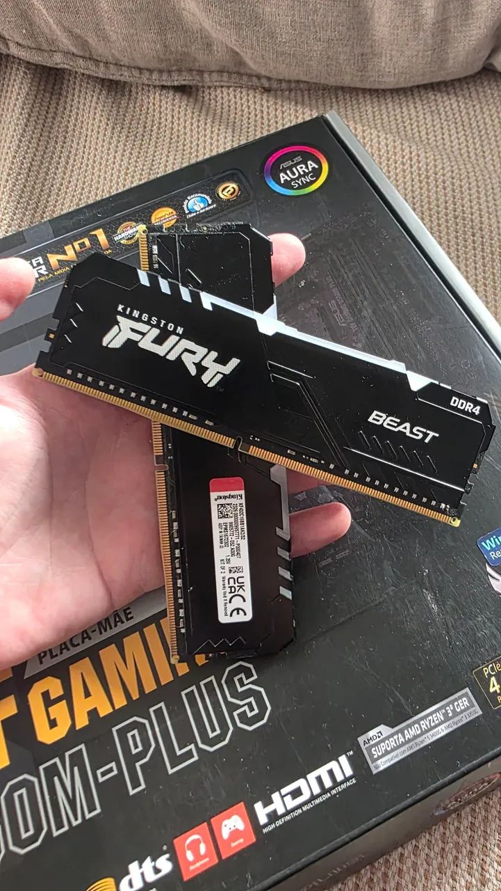 Kit AM4 | Ryzen 7 5700x3d | Asus Tuf B550 | 32gb Kingston Fury