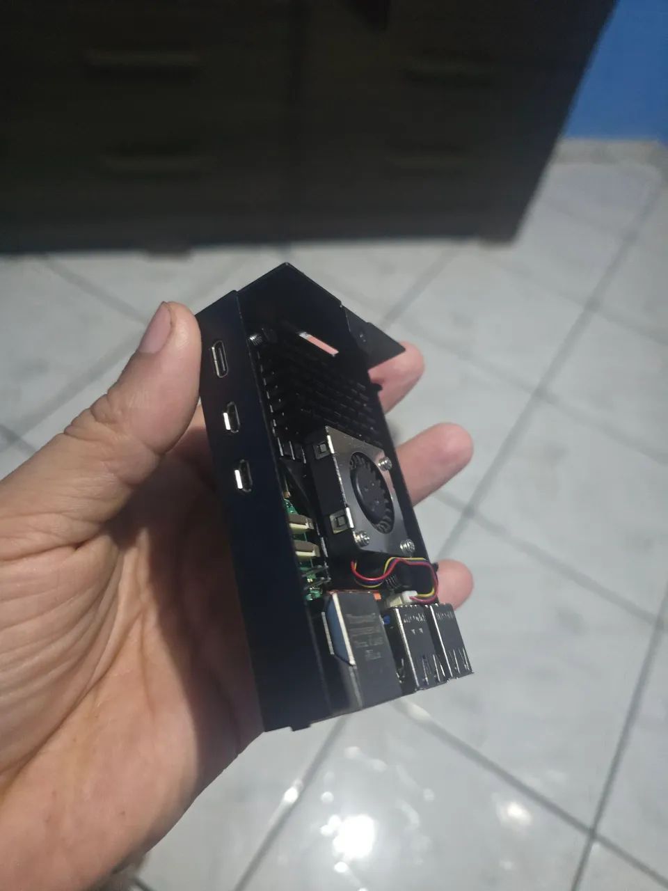 Raspberry 5 - 8 ram com cartao sd 64gigas - Foto 2