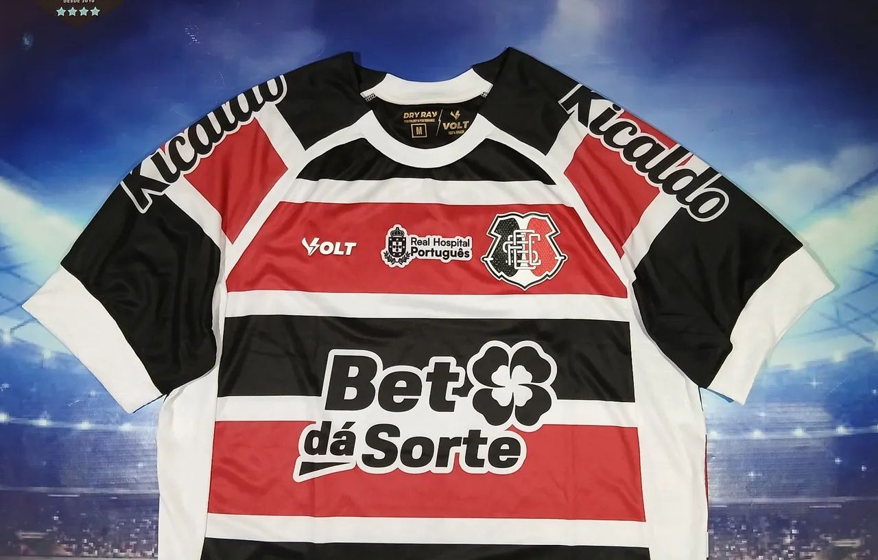 Camisa do Santa Cruz 2025 Volt #6 de jogo Tamanho M perfeita  - Foto 2