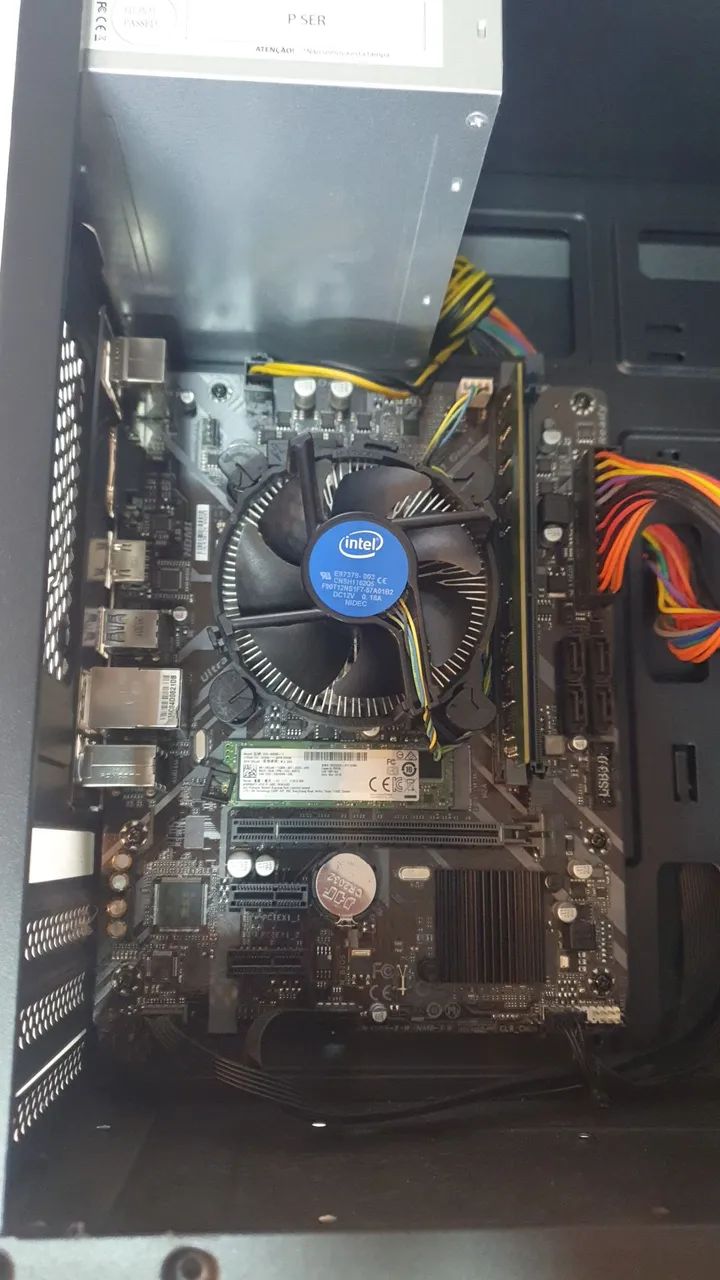 Kit placa mãe,processador e memória ram 