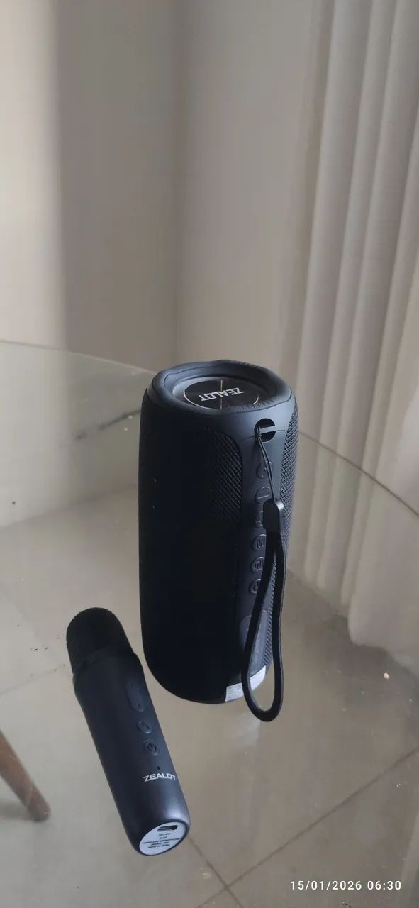 Caixa de som com microfone  - Foto 3