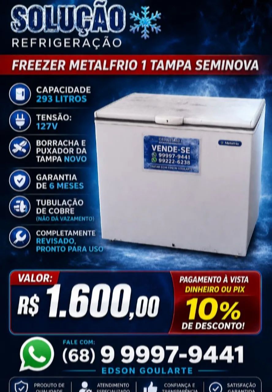 Consertamos geladeiras freezer bebedouros máquina de lavar e ar condicionado split... - Foto 3