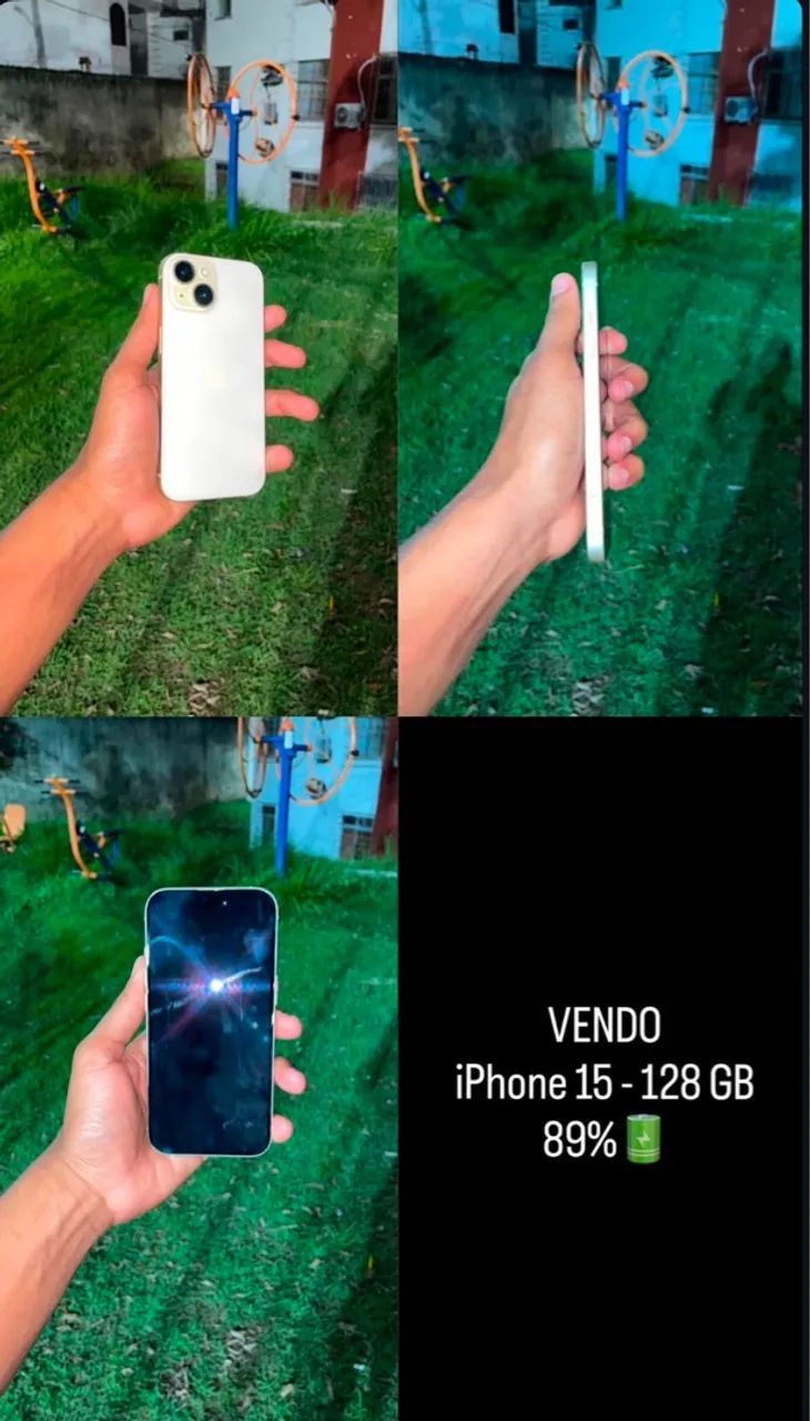 iphone 15 / 128gb Com caixa. 