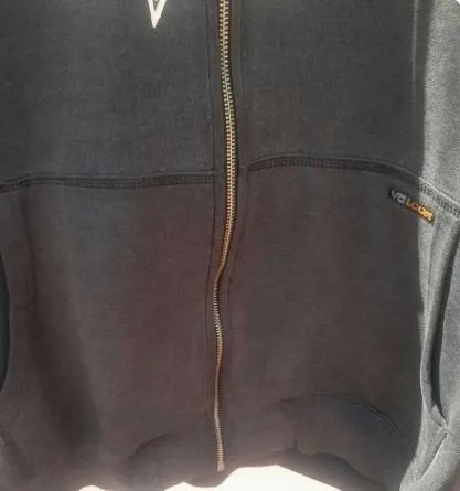 moletom volcom canguru preto tamanho m - Foto 4