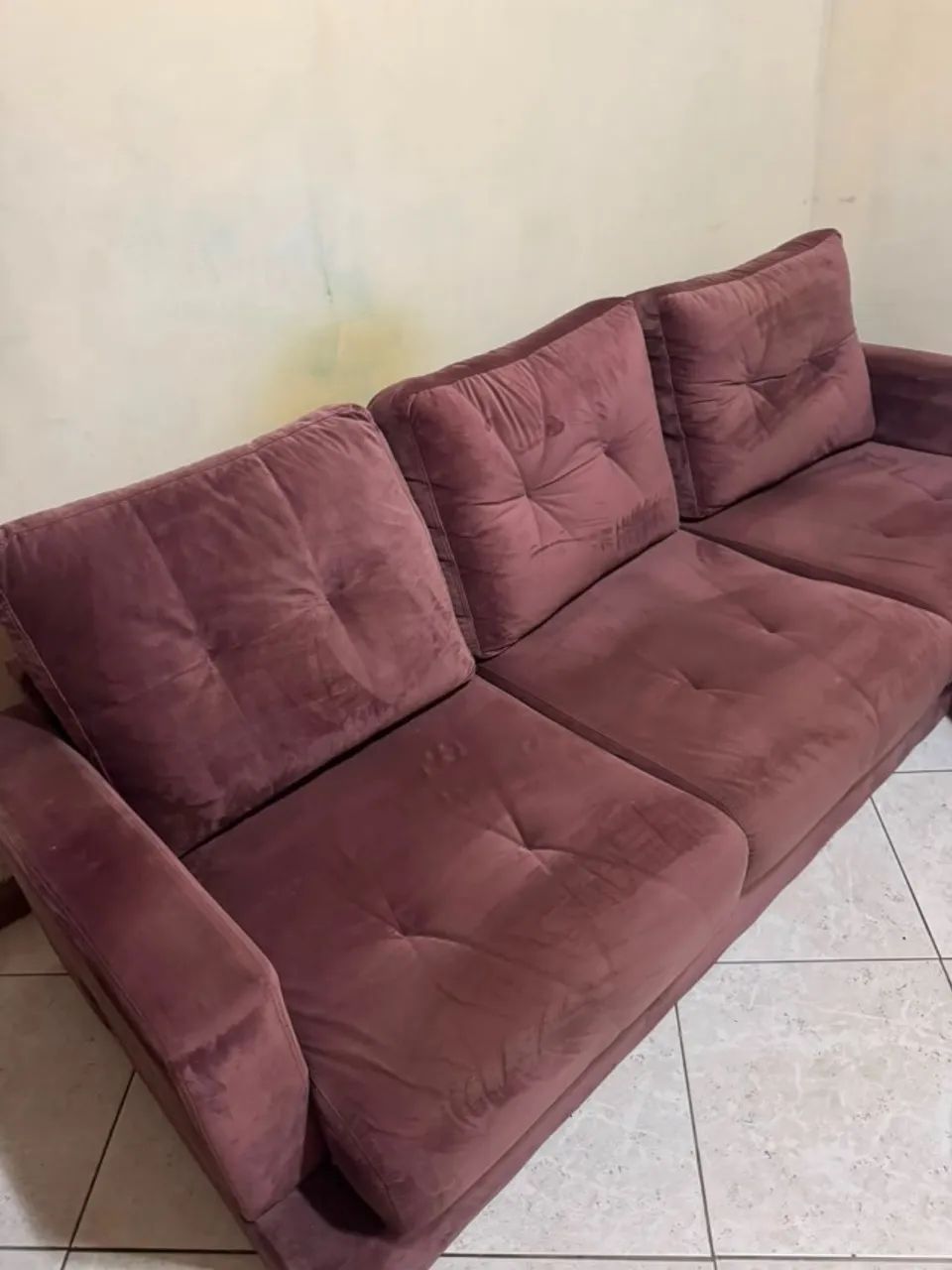 Sofa 3 + 1 lugares Suede - Foto 2