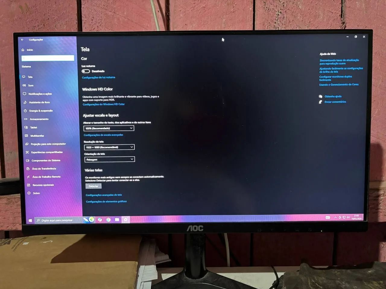 Monitor AOC 75Hz - Foto 2