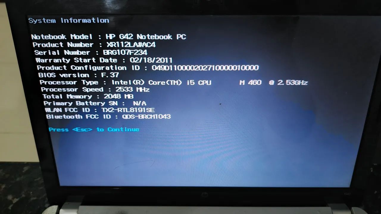 Notebook HP G42 - Foto 2