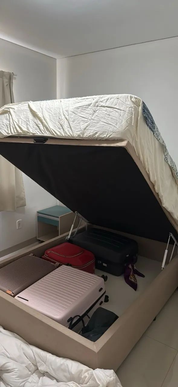 cama casal com baú - Foto 2