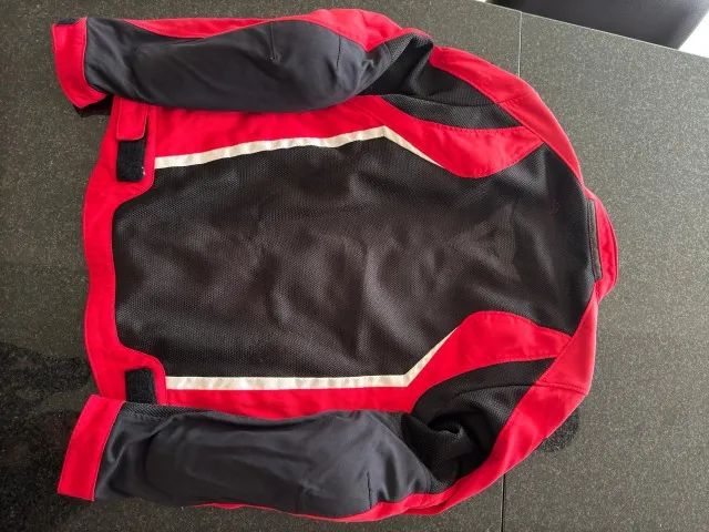 Jaqueta Dainese Hydraflux Air D-Dry Preto/Vermelho Tam P - Foto 3