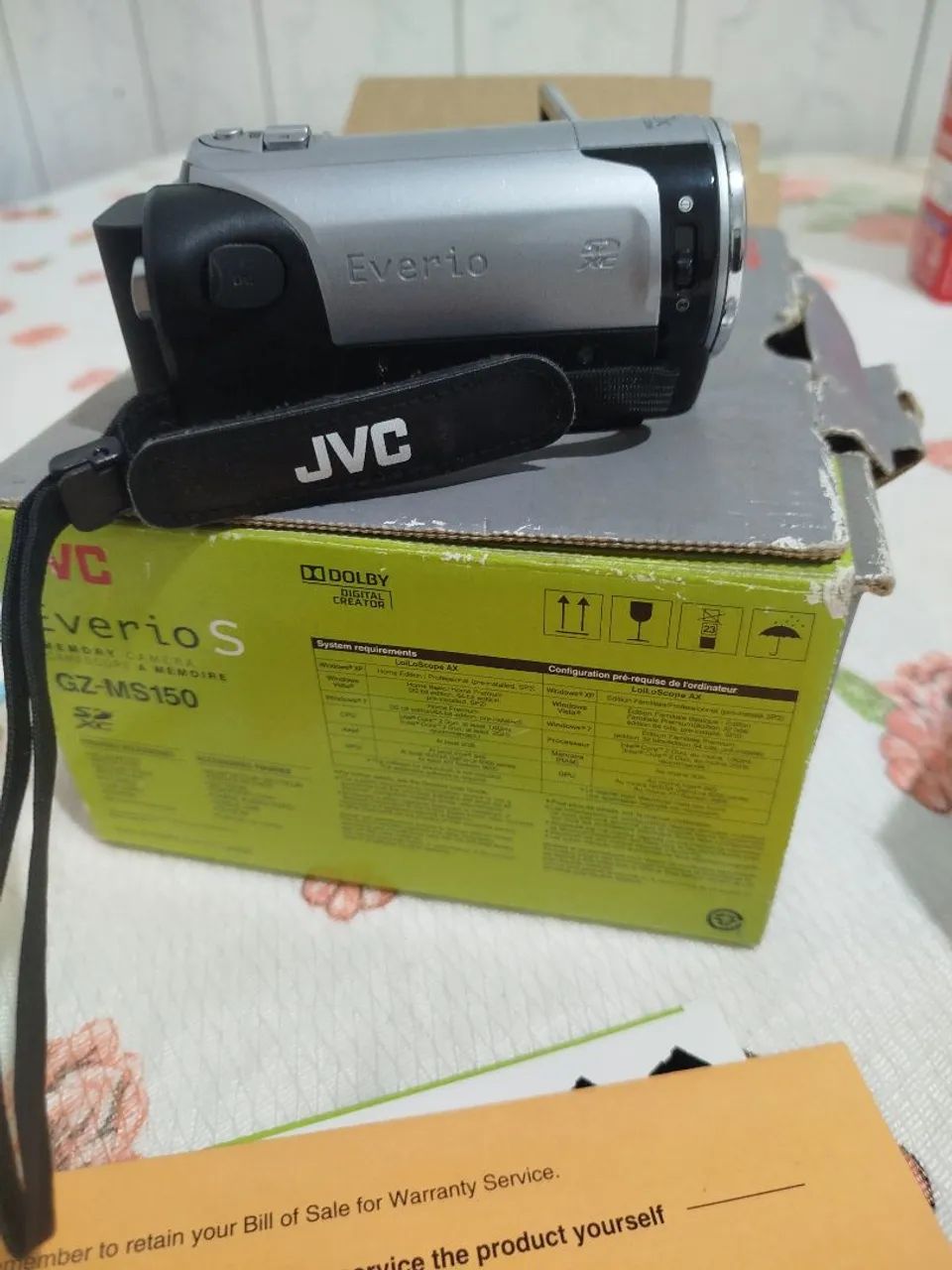 Filmadora JVC Everio GZ-MS150 Completa na Caixa - Excelente Estado