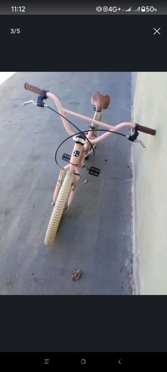 Bicicleta aro 20 Btwin rosa  - Foto 5