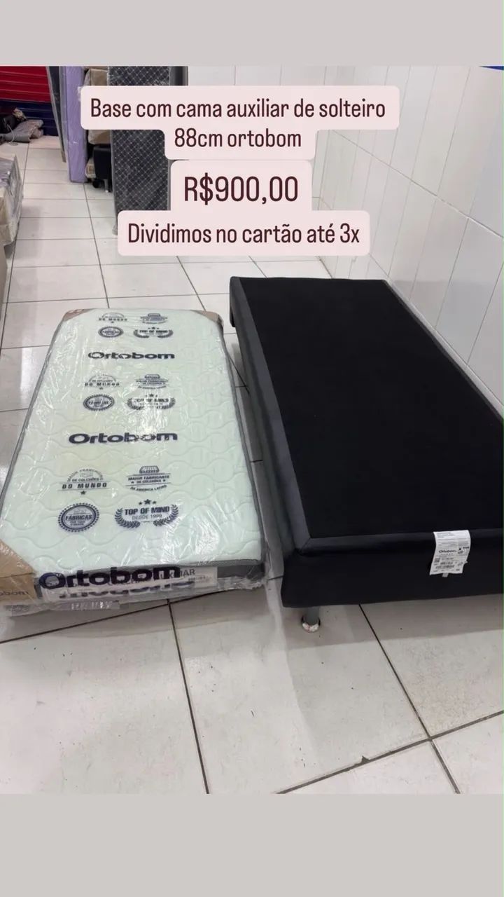 Cama com auxiliar Ortobom 