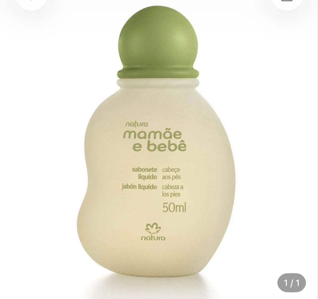 Sabonete líquido miniatura mamãe bebê 50ml