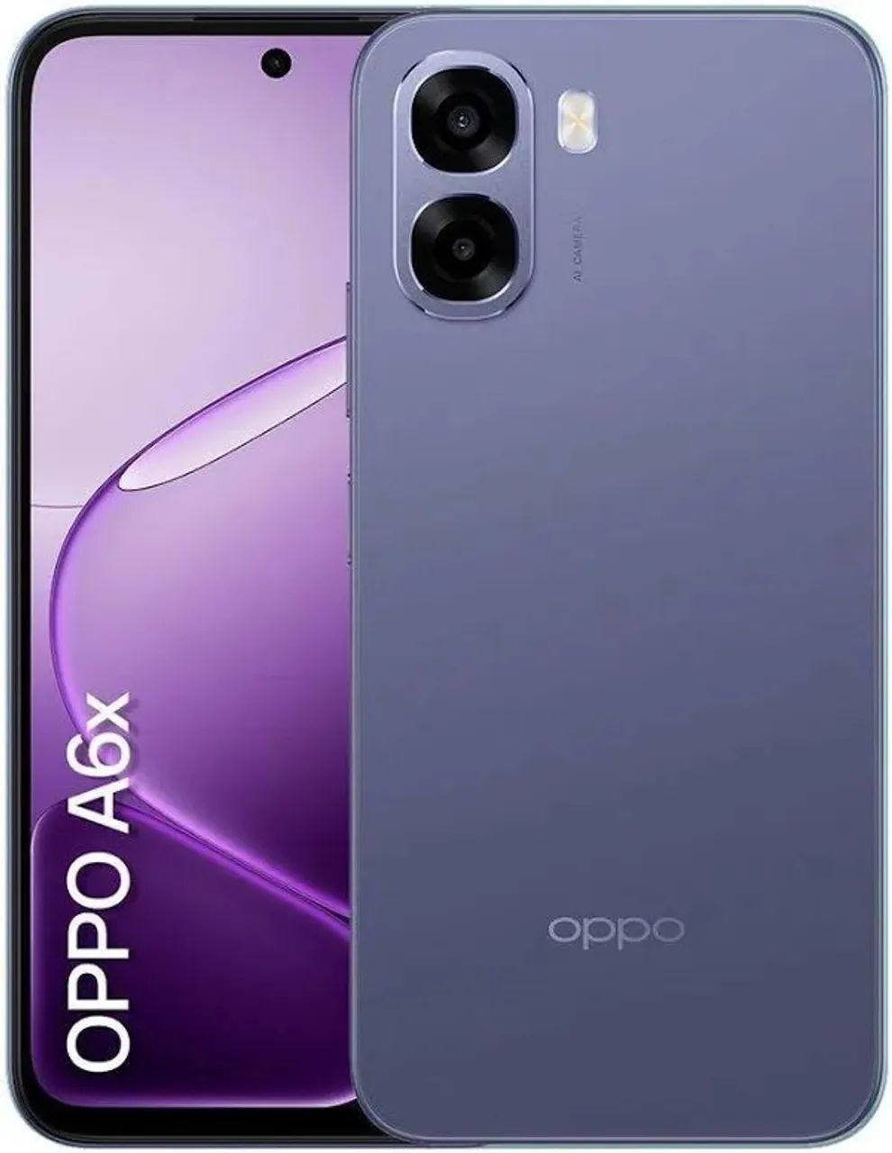 Oppo A6X 4G 128 gigas roxo novo.