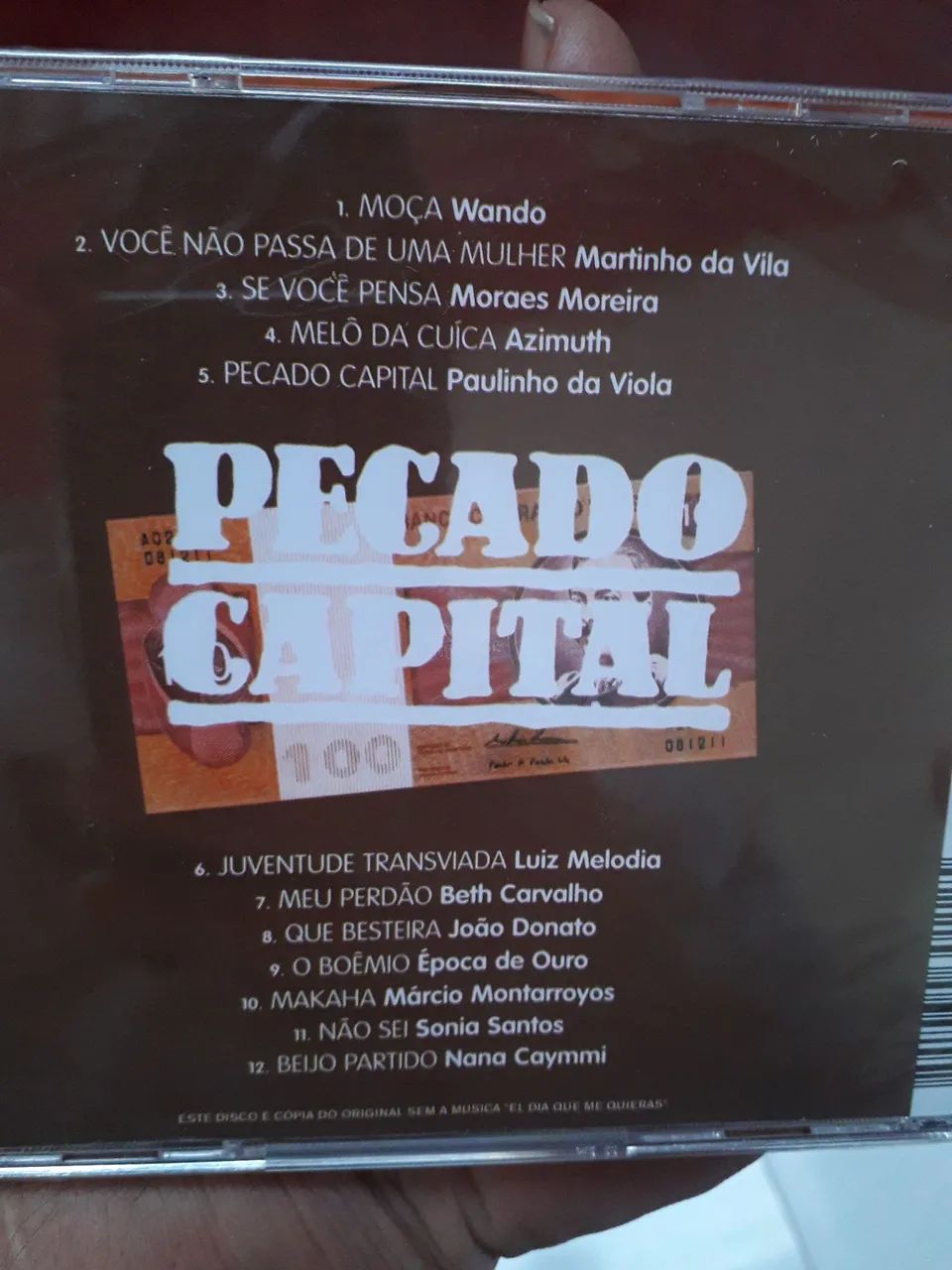 CD NOVELA PECADO CAPITAL ORIGINAL SOM LIVRE LACRADO - Foto 5