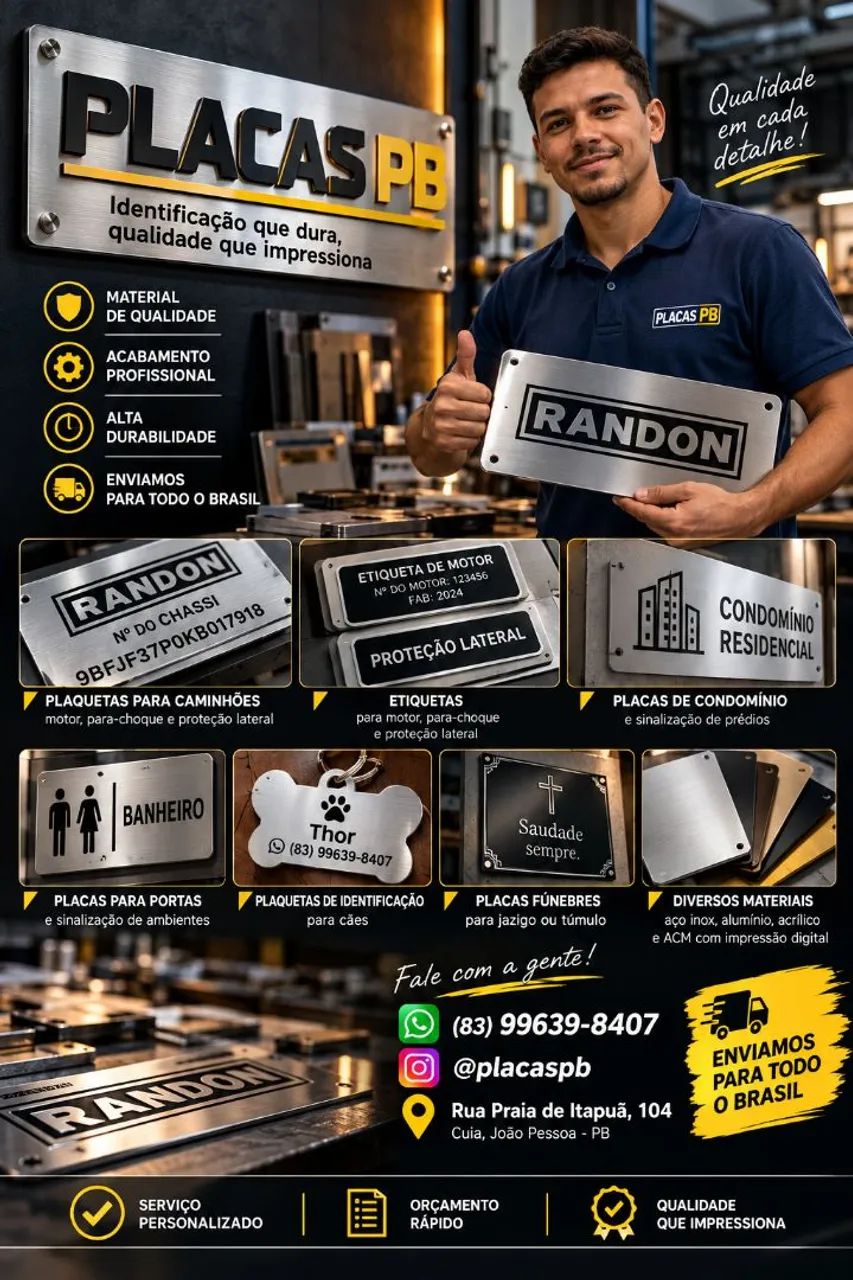 Fabricamos Placas 