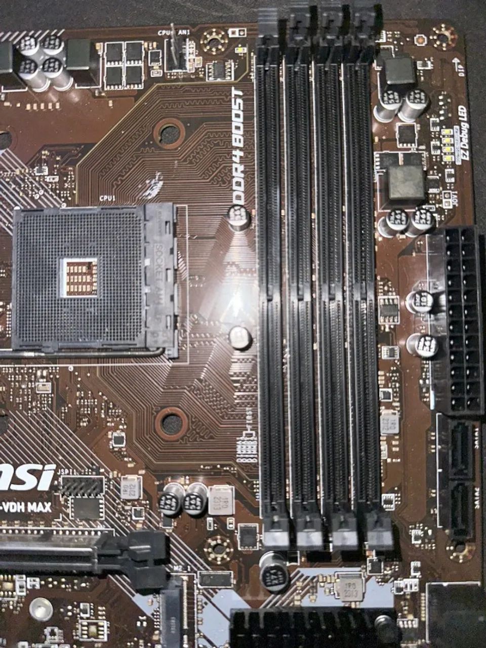 Placa mãe B450M PRO max - para conserto - Foto 4