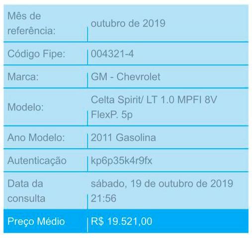 Celta Spirit/ LT 1.0 8V - 2010/2011 Completo - Foto 2