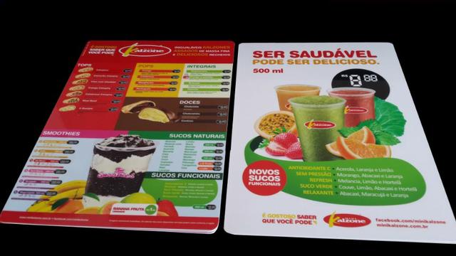 Kit Pack Cardápios Para Restaurantes, Bares, Lanchonetes, Pub's, Pizzarias e Cafeterias - Foto 4