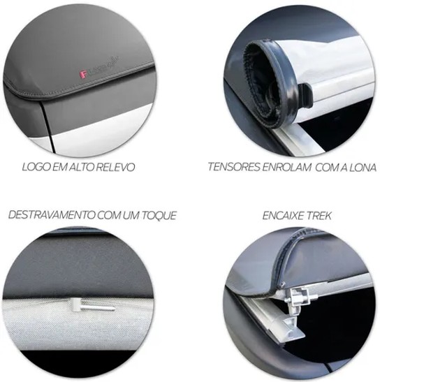 Capota Marítima Hilux CD 16-194P-Flash Cover - Foto 2