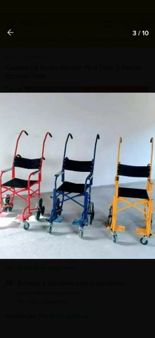 Cadeira de rodas Para subir e descer escadas  - Foto 3