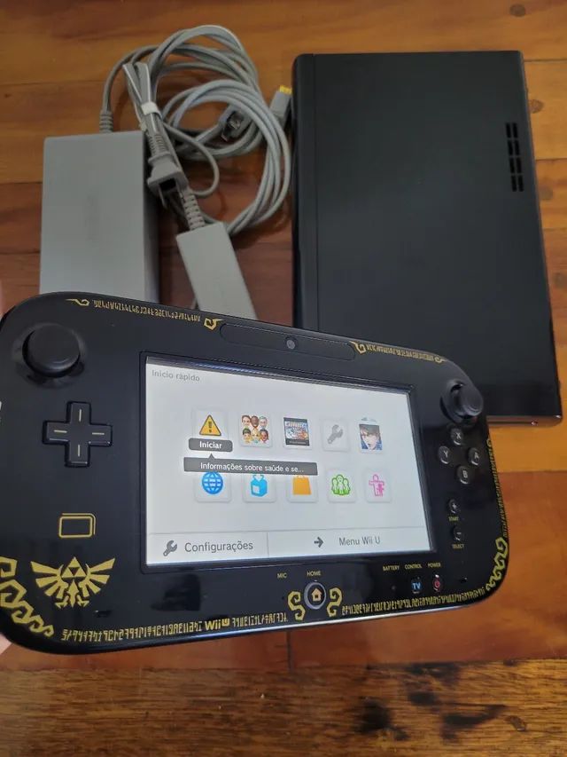 Console Nintendo Wii U Edição Zelda Com Controle